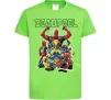 Детская футболка Deadpool and wolverine Лаймовый фото