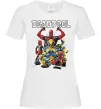 Жіноча футболка Deadpool and wolverine Білий фото
