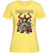 Жіноча футболка Deadpool and wolverine Лимонний фото