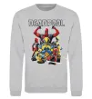 Свитшот Deadpool and wolverine Серый меланж фото