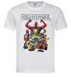 Чоловіча футболка Deadpool and wolverine Білий фото