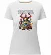 Жіноча преміум футболка Deadpool and wolverine Білий Жіноча преміум футболка Deadpool and wolverine Білий фото