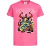Детская футболка Deadpool and wolverine Ярко-розовый фото