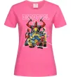 Жіноча футболка Deadpool and wolverine Яскраво-рожевий фото