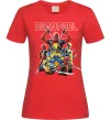 Жіноча футболка Deadpool and wolverine Червоний фото