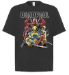 Футболка Оверсайз Deadpool and wolverine Чорний фото