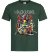 Чоловіча футболка Deadpool and wolverine Темно-зелений фото
