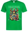 Чоловіча футболка Deadpool and wolverine Зелений фото
