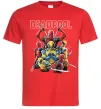 Чоловіча футболка Deadpool and wolverine Червоний фото