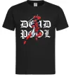 Чоловіча футболка Дедпул з мечами Чорний фото