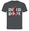 Чоловіча футболка Дедпул з мечами Графіт фото