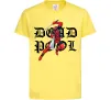 Детская футболка Дедпул з мечами Лимонный фото
