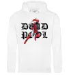 Мужская толстовка (худи) Дедпул з мечами Белый фото