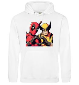Чоловіча толстовка (худі) Wolverine and deadpool