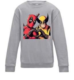 Детский Свитшот Wolverine and deadpool