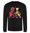 Свитшот Wolverine and deadpool Черный фото