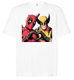 Футболка Оверсайз Wolverine and deadpool