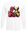 Лонгслив Wolverine and deadpool Белый фото