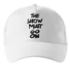 Кепка The show must go on Белый фото