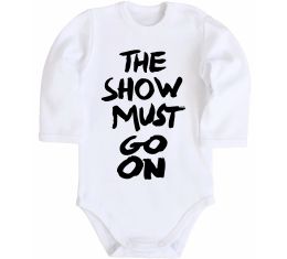 Детский боди The show must go on