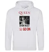 Мужская толстовка (худи) Queen Show must go on Серый меланж фото