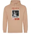 Мужская толстовка (худи) Queen Show must go on Песочный фото