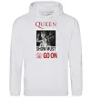 Жіноча толстовка (худі) Queen Show must go on Сірий меланж фото