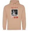 Жіноча толстовка (худі) Queen Show must go on Пісочний фото