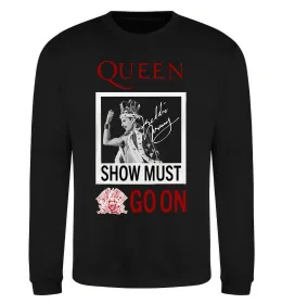 Свитшот Queen Show must go on Черный фото