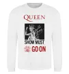 Свитшот Queen Show must go on Белый фото