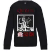 Детский Свитшот Queen Show must go on Черный фото