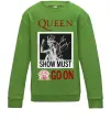 Детский Свитшот Queen Show must go on Лаймовый фото