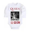 Детский боди Queen Show must go on Белый фото