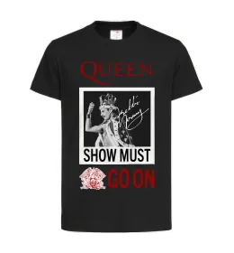 Детская футболка Queen Show must go on Черный фото