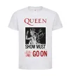 Дитяча футболка Queen Show must go on Білий фото
