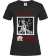 Жіноча футболка Queen Show must go on Чорний фото