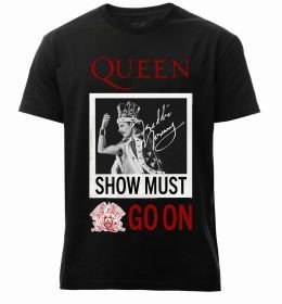 Чоловіча преміум футболка Queen Show must go on