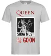 Мужская футболка Queen Show must go on Серый фото