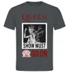 Мужская футболка Queen Show must go on Графит фото
