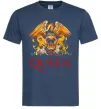 Мужская футболка Queen logo Темно-синий фото