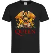 Мужская футболка Queen logo Черный фото