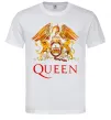 Мужская футболка Queen logo Белый фото