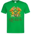 Мужская футболка Queen logo Зеленый фото