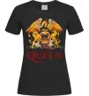 Женская футболка Queen logo Черный фото