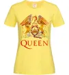 Женская футболка Queen logo Лимонный фото