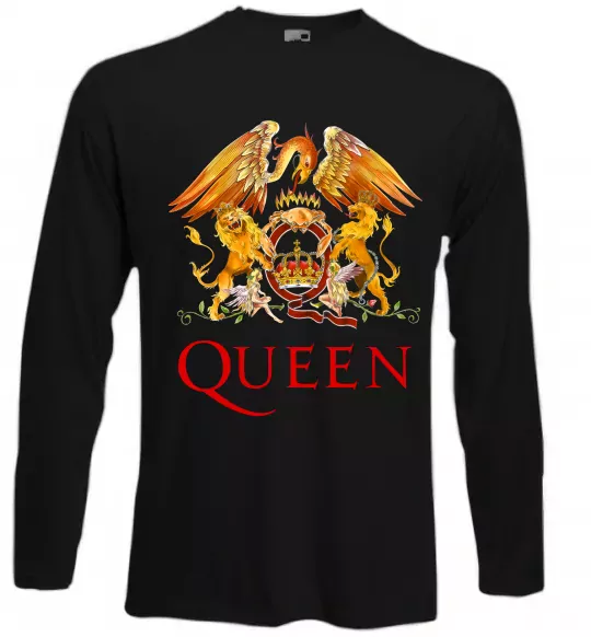 Лонгслив Queen logo Черный фото