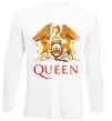 Лонгслив Queen logo Белый фото