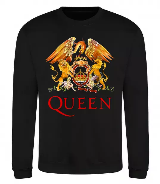Свитшот Queen logo Черный фото