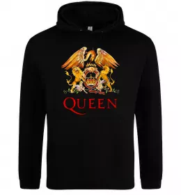 Жіноча толстовка (худі) Queen logo Чорний фото
