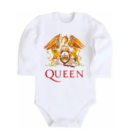 Дитячий бодік Queen logo Білий фото